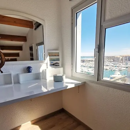 La Sirene - Loft Moderne Et Lumineux Avec Vue Panoramique Sur Mer Mediterranee Et Port De Plaisance Frontignan Exterior photo